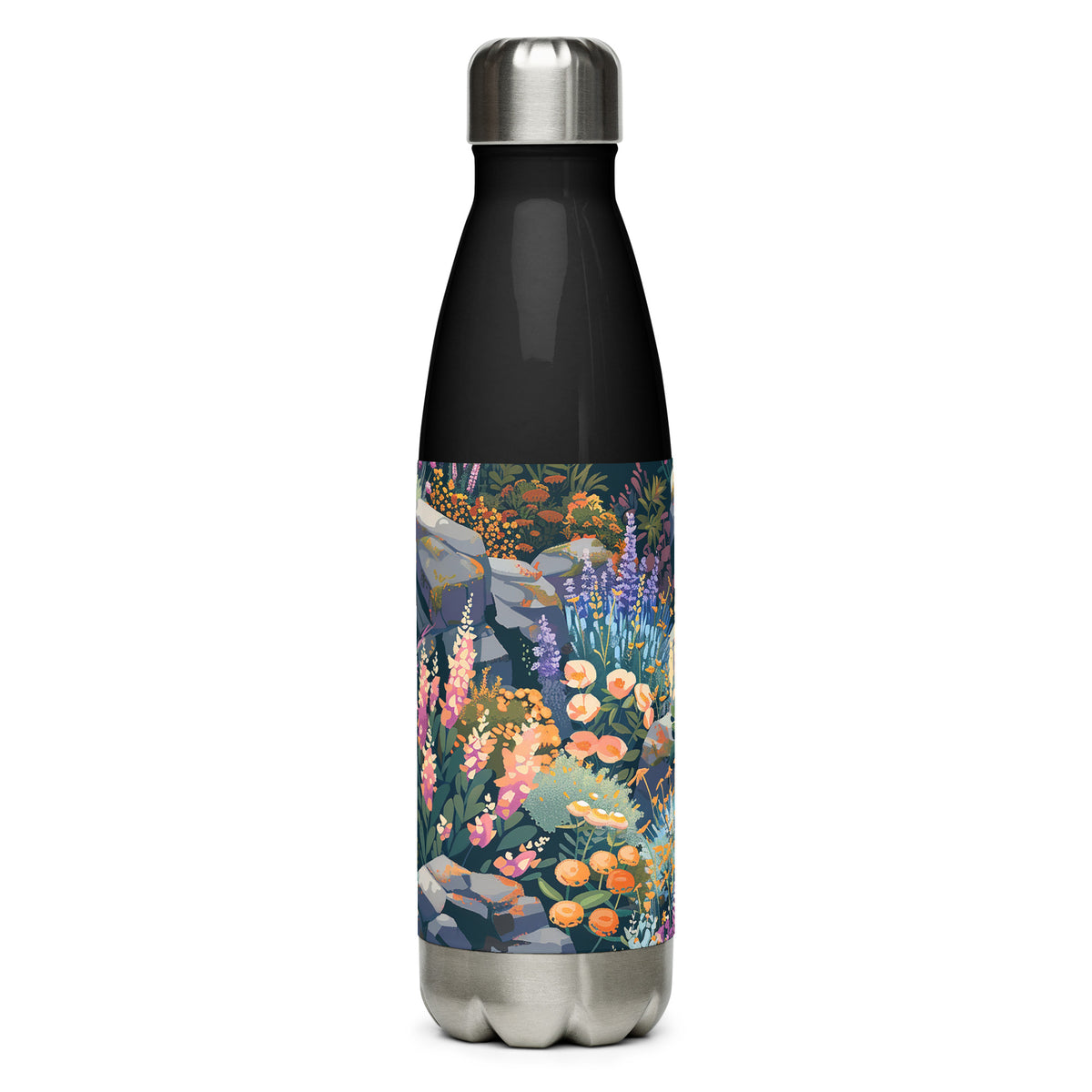 Water Bottle - Alpine Meadow Symphony | Drese Art