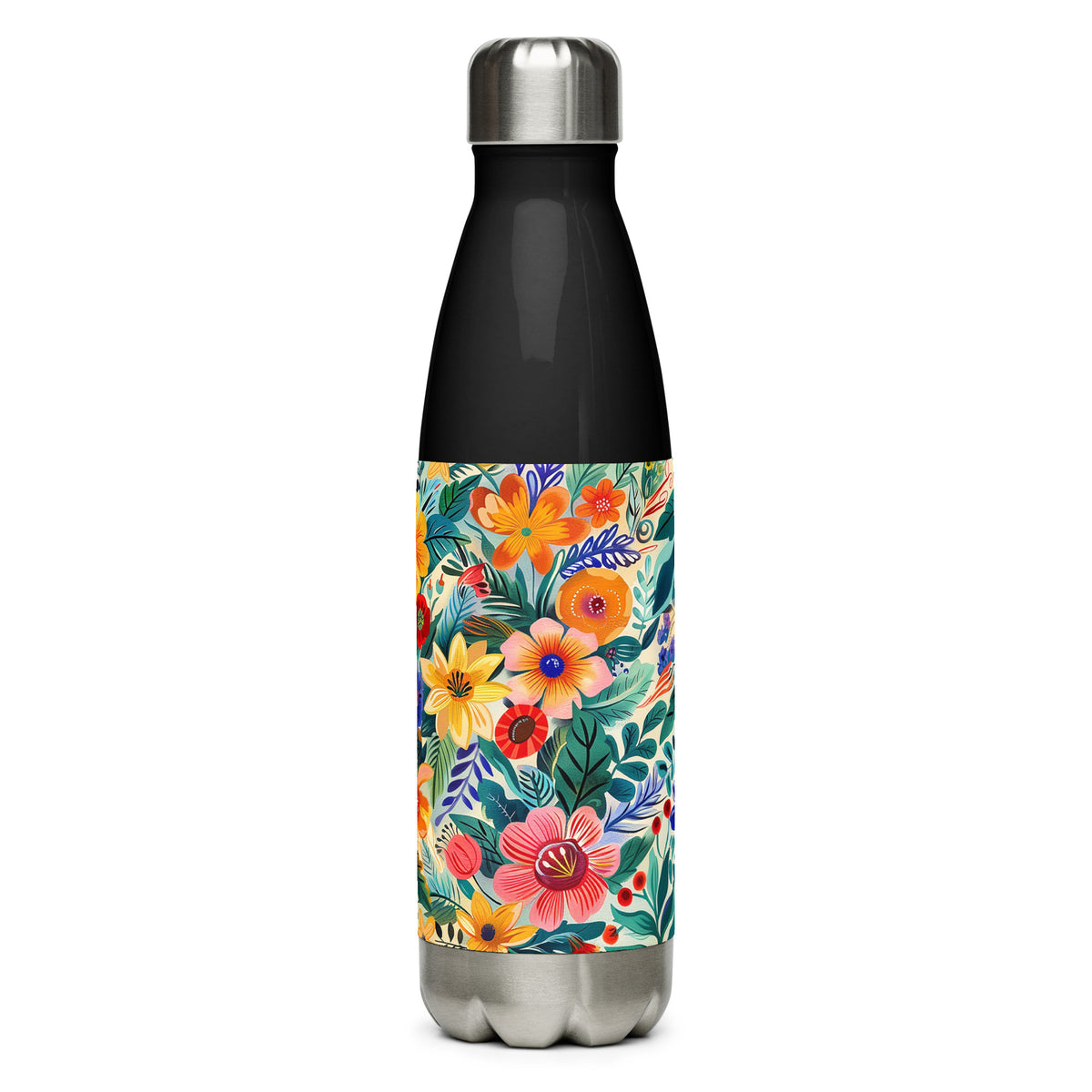 Water Bottle - Blossoms of Iberia | Drese Art