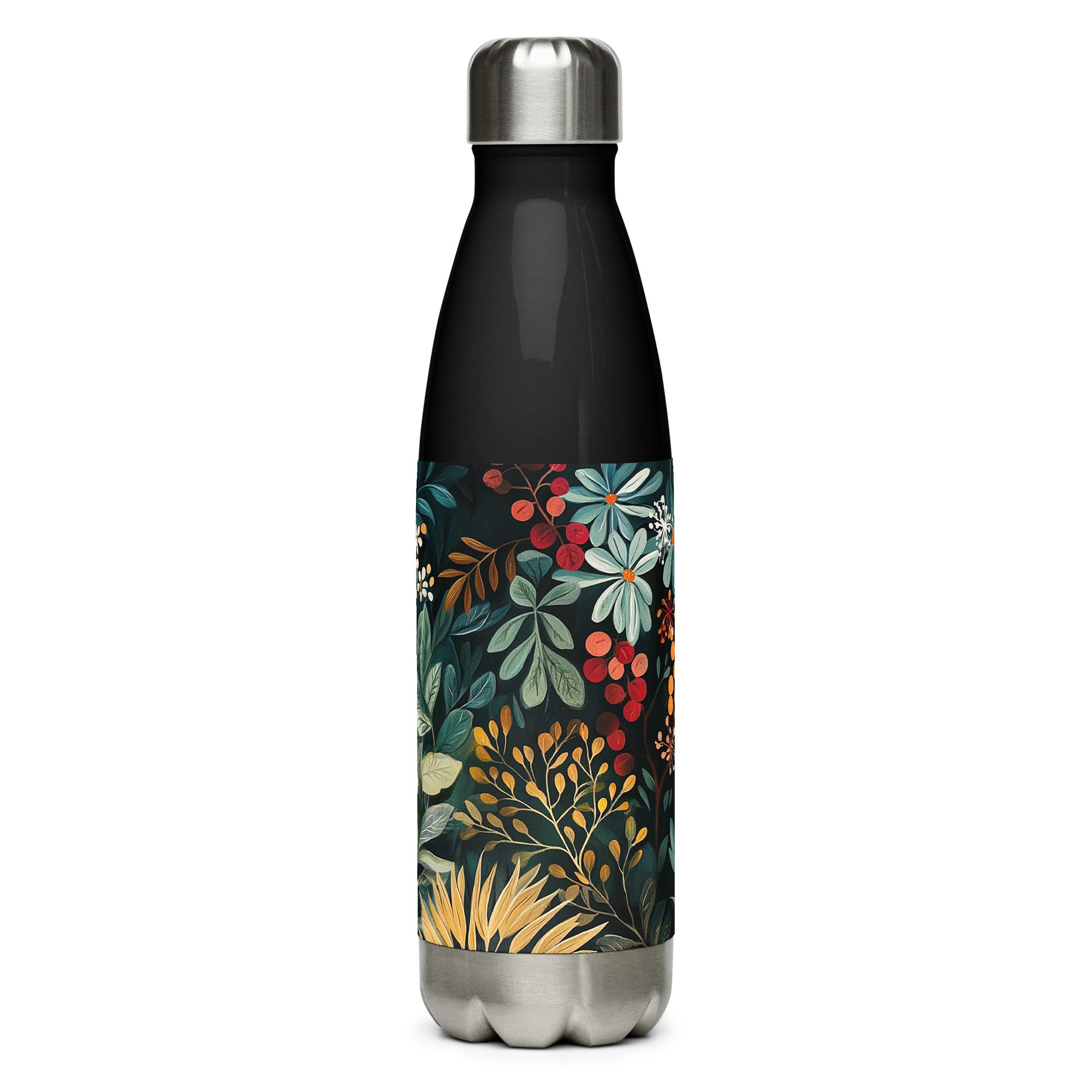 Water Bottle - Midnight Bloom | Drese Art