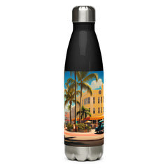 Water Bottle - Miami Retro | Drese Art