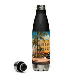 Water Bottle - Miami Retro | Drese Art