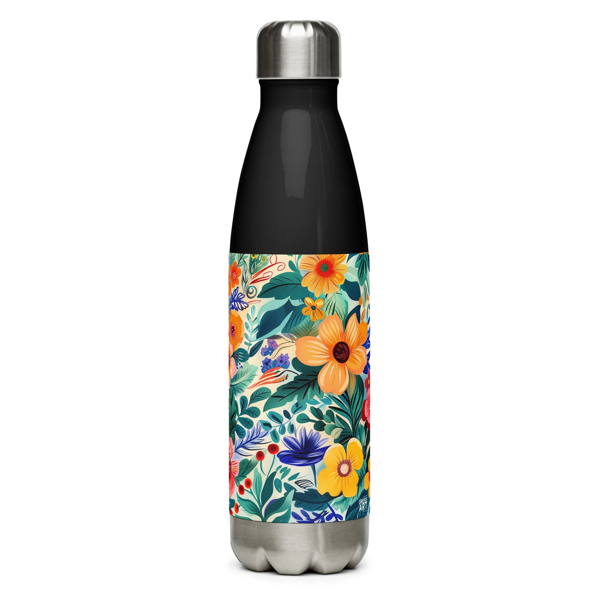 Water Bottle - Blossoms of Iberia | Drese Art