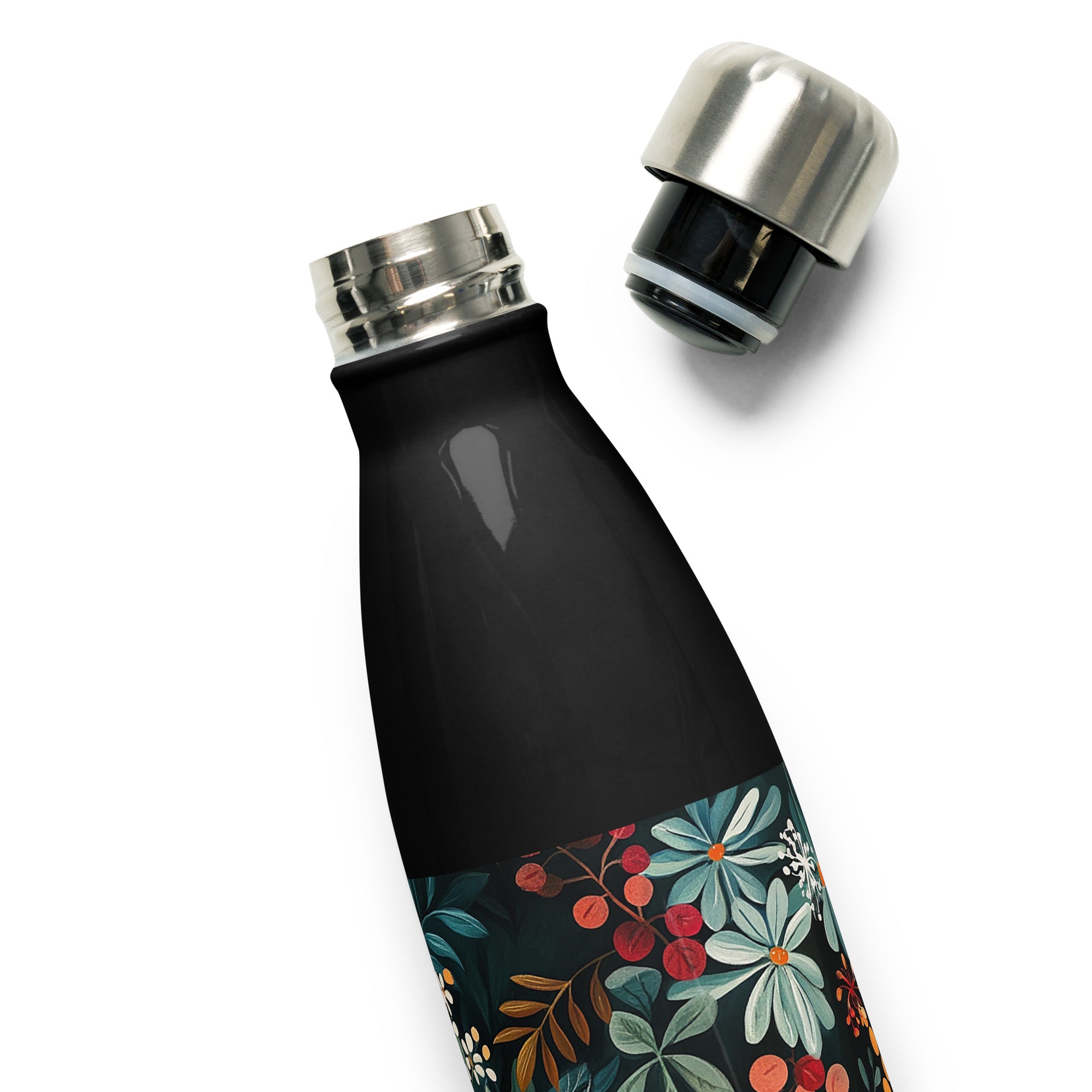 Water Bottle - Midnight Bloom | Drese Art