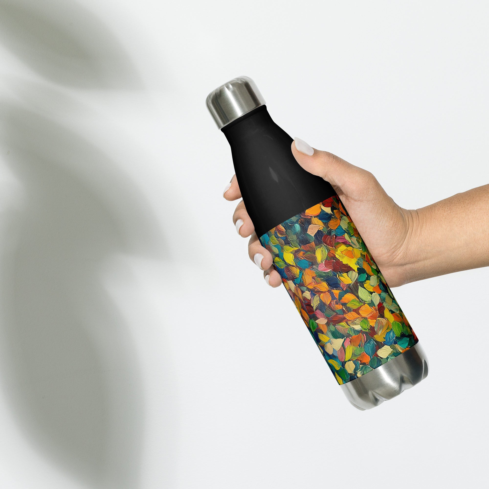 Water Bottle - Flurry of Color | Drese Art