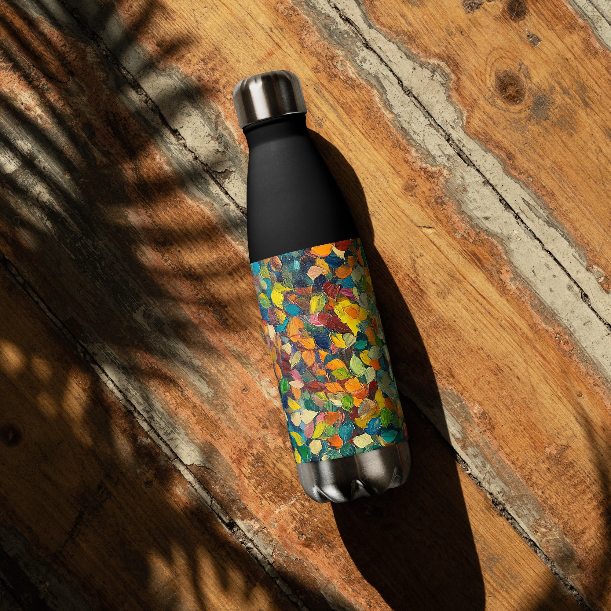 Water Bottle - Flurry of Color | Drese Art