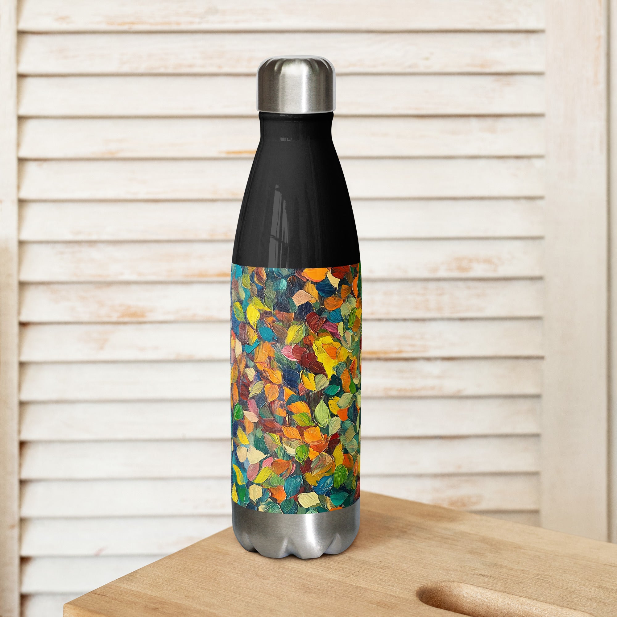 Water Bottle - Flurry of Color | Drese Art