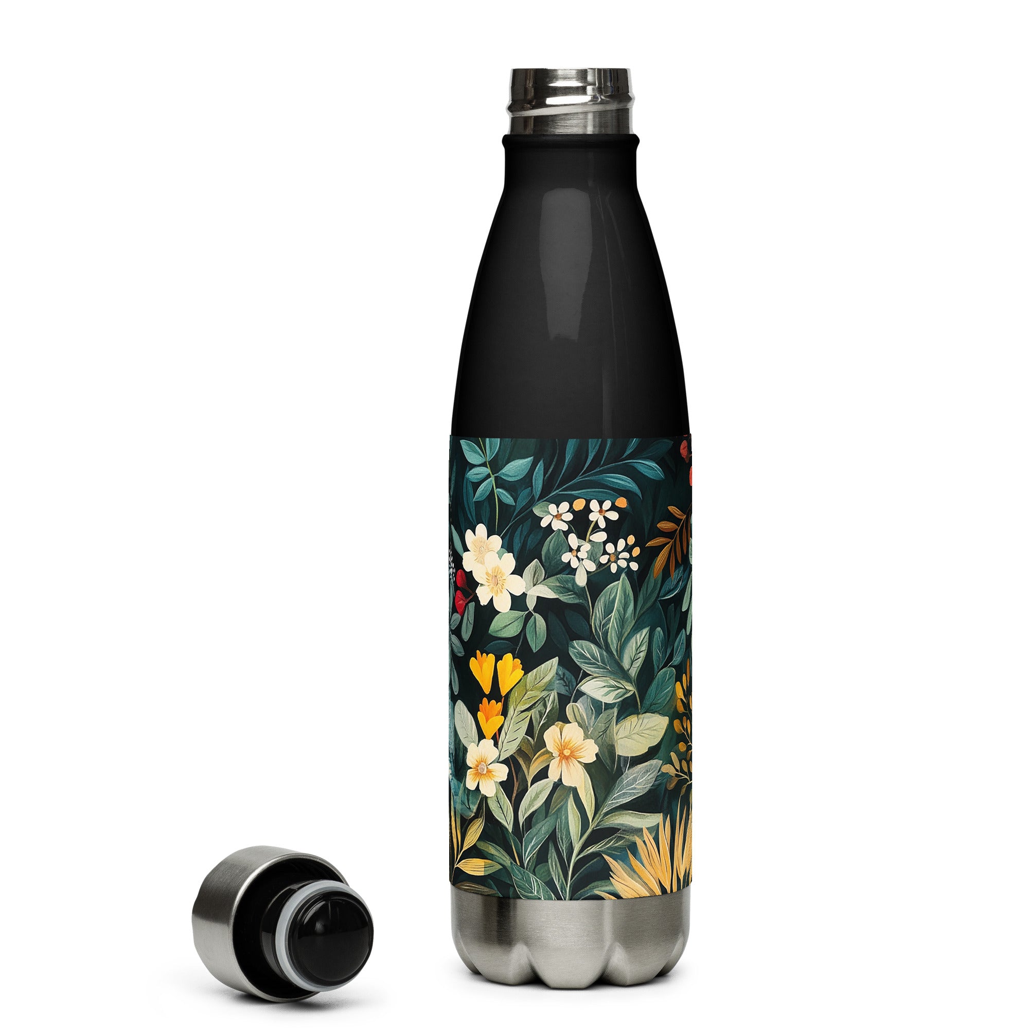 Water Bottle - Midnight Bloom | Drese Art