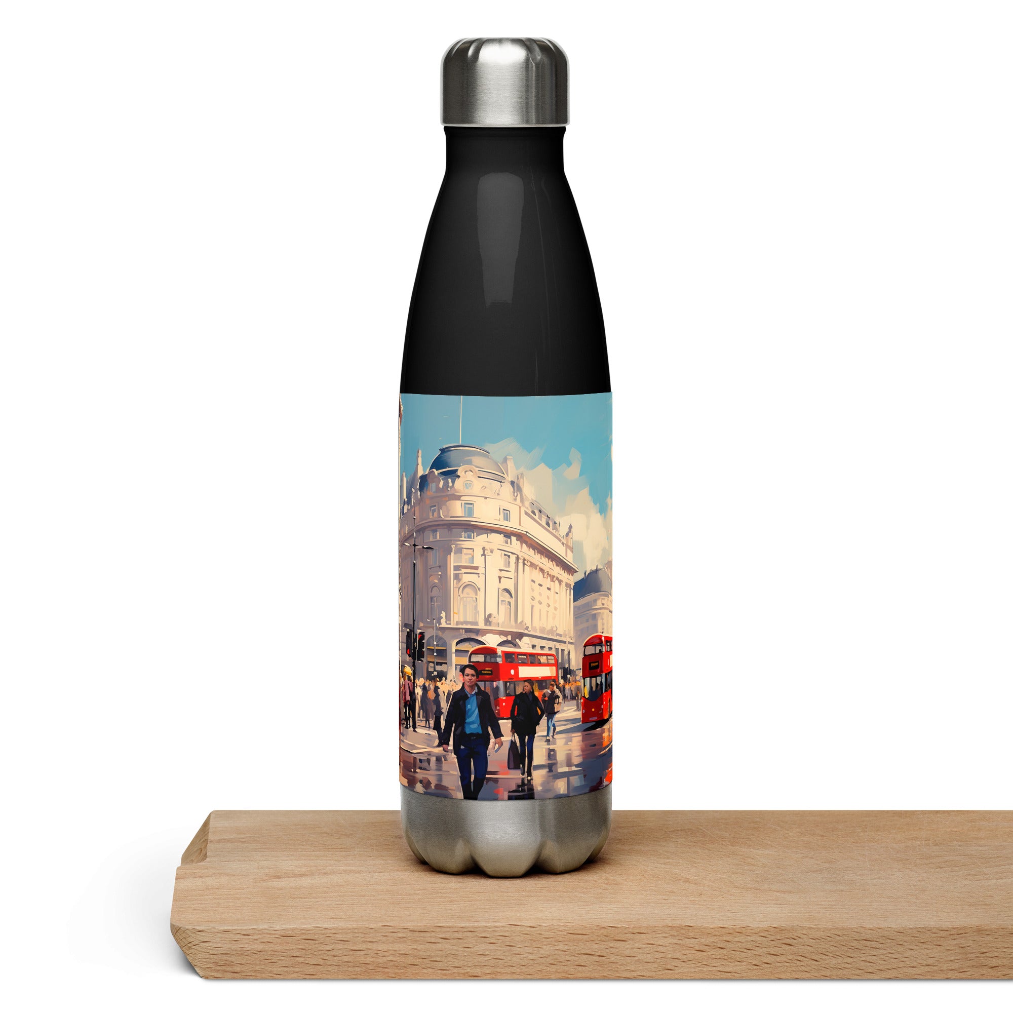 Water Bottle - London Scene | Drese Art