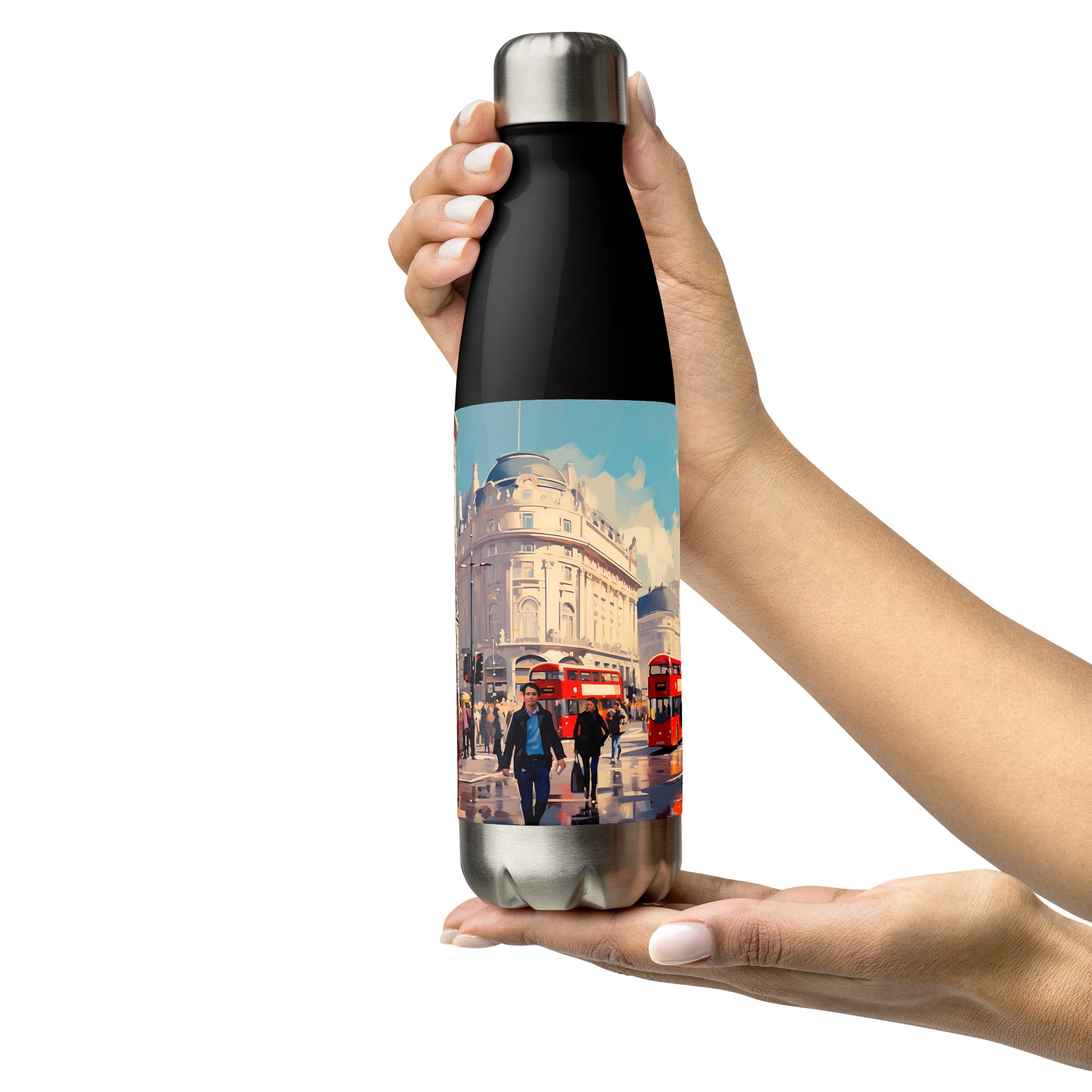 Water Bottle - London Scene | Drese Art