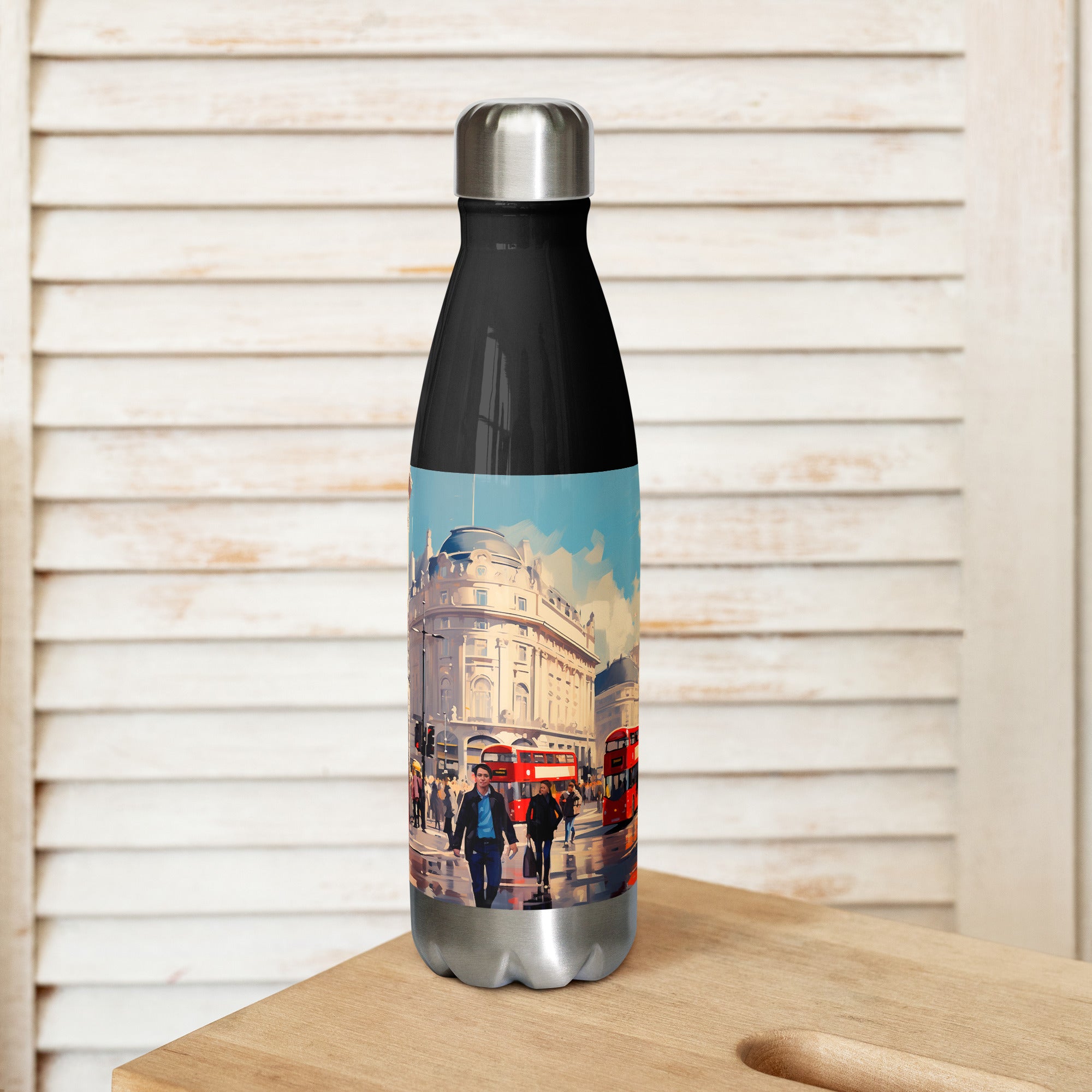 Water Bottle - London Scene | Drese Art