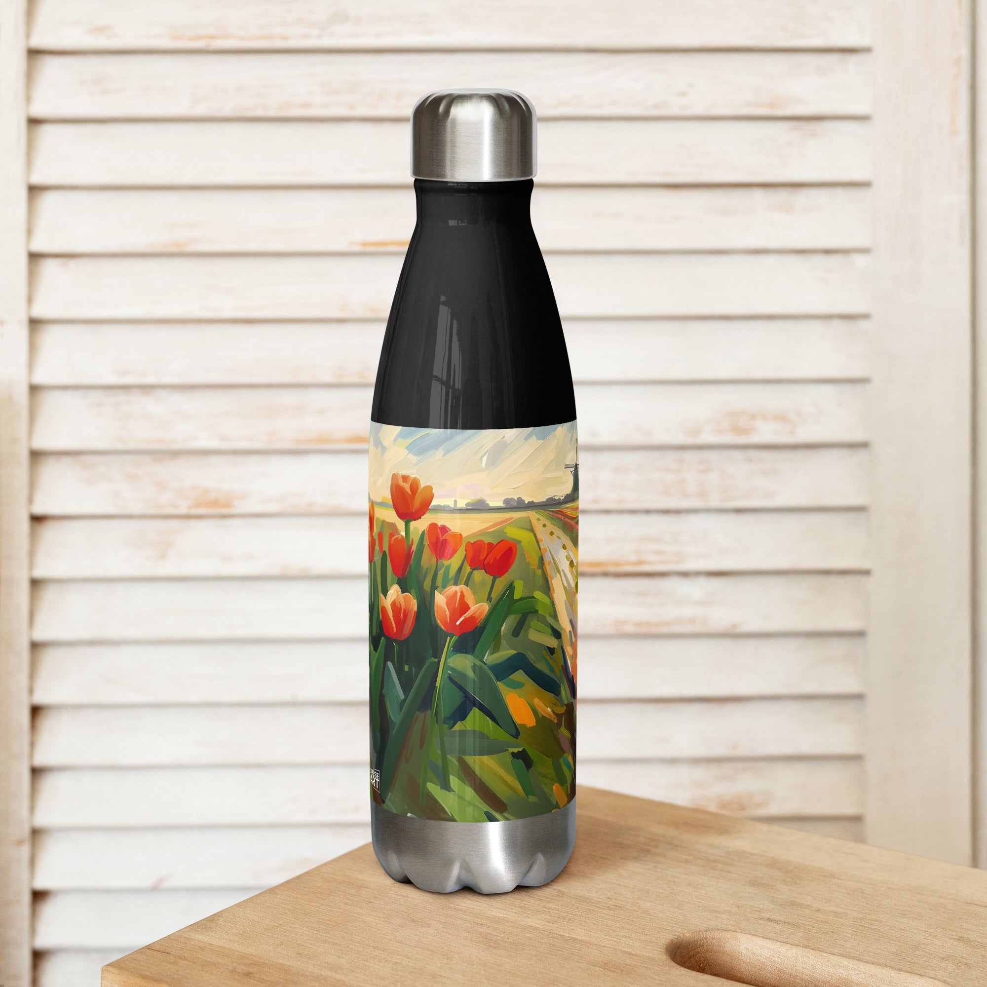 Bouteille inox - Champs de tulipes | Drese Art