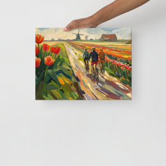 Canvas - Through Tulip Fields | Drese Art