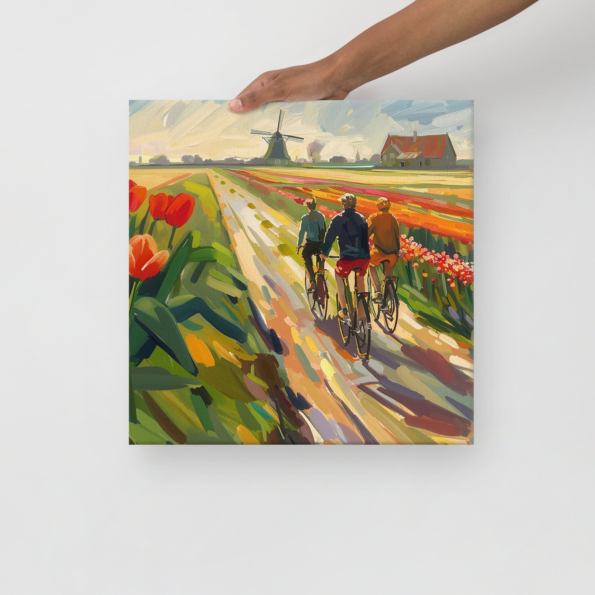 Canvas - Through Tulip Fields | Drese Art