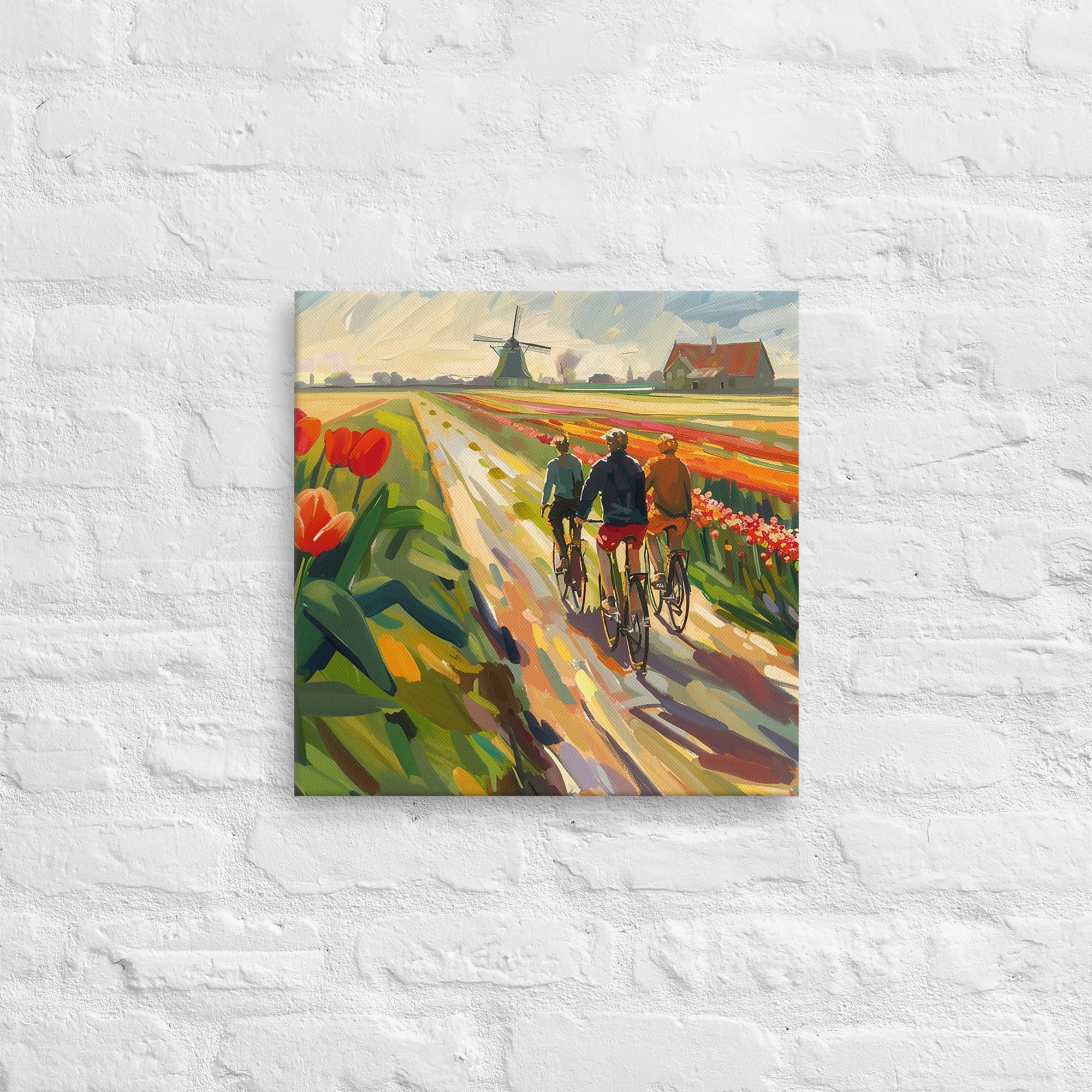 Canvas - Through Tulip Fields | Drese Art