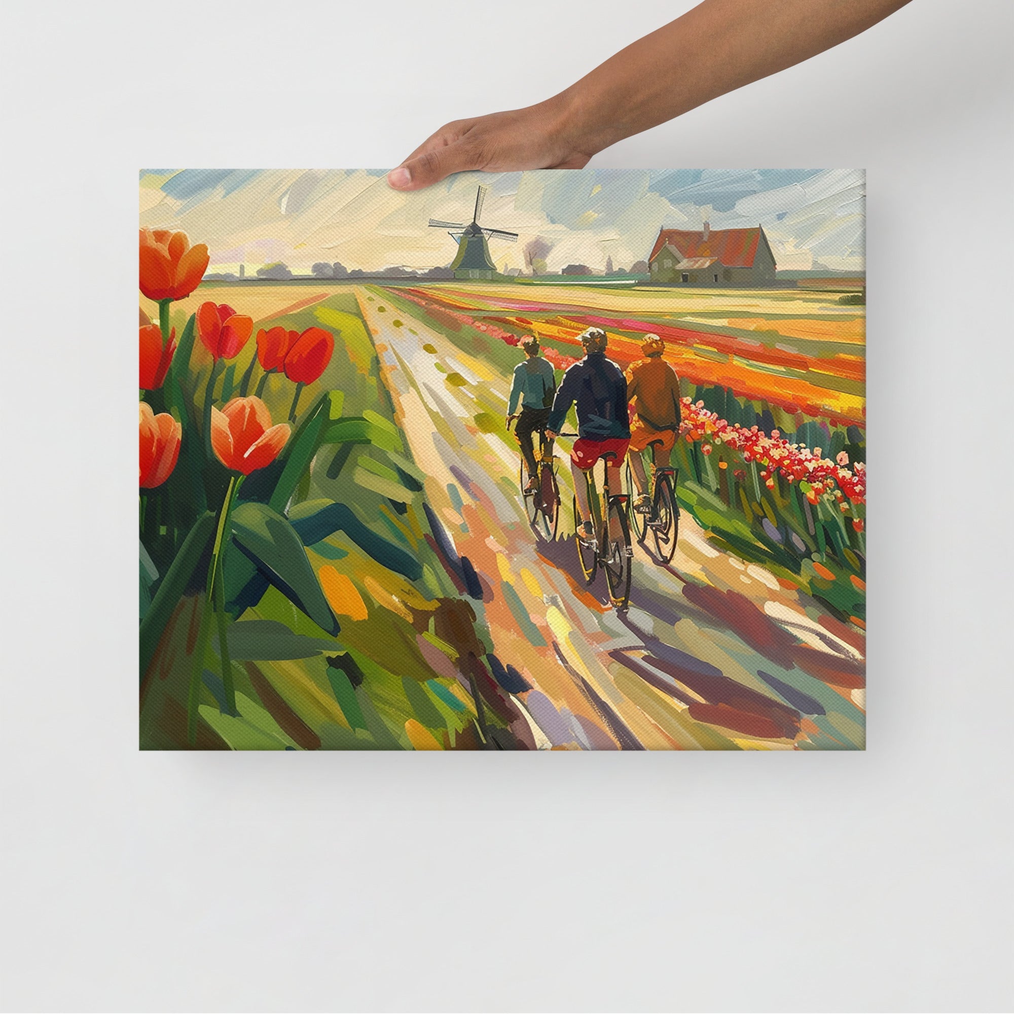 Canvas - Through Tulip Fields | Drese Art