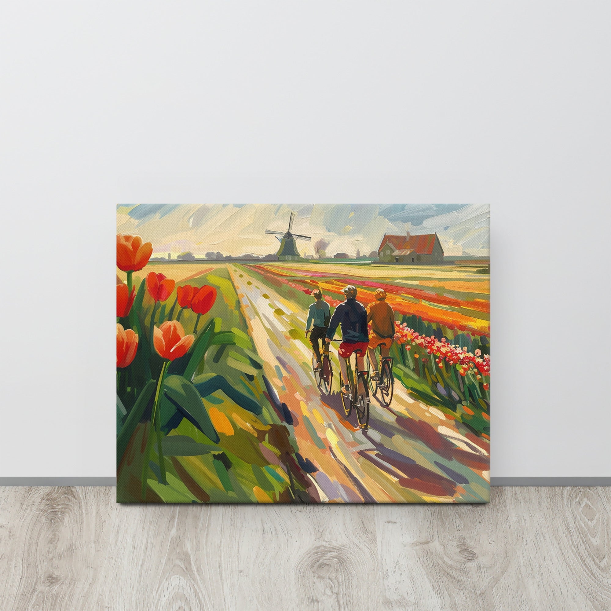 Canvas - Through Tulip Fields | Drese Art