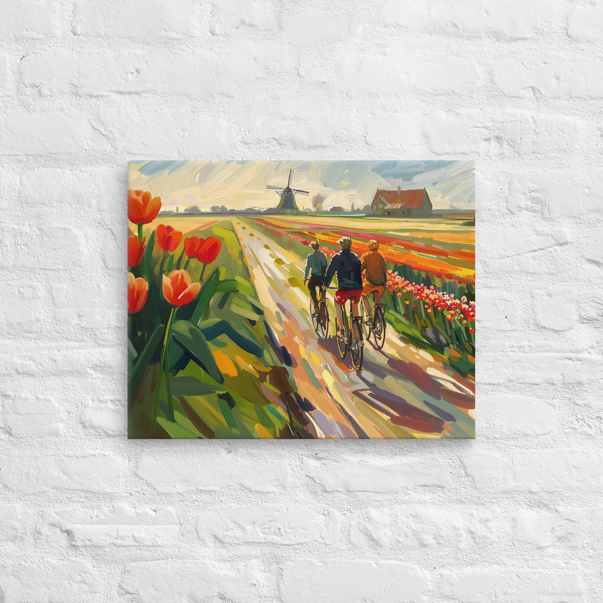 Canvas - Through Tulip Fields | Drese Art