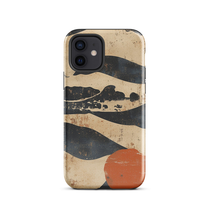 Japandi Aesthetic iPhone Case - Eternal Tides - Dual Layer Back Cover iPhone 14 Japandi Aesthetic iPhone Case - Eternal Tides - Dual Layer Back Cover iPhone 14