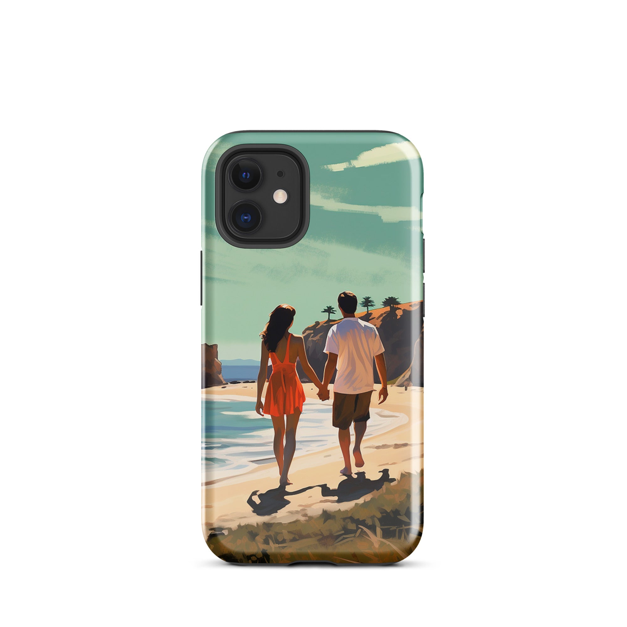 Coque iPhone® - Coucher de soleil à la plage | Drese Art
