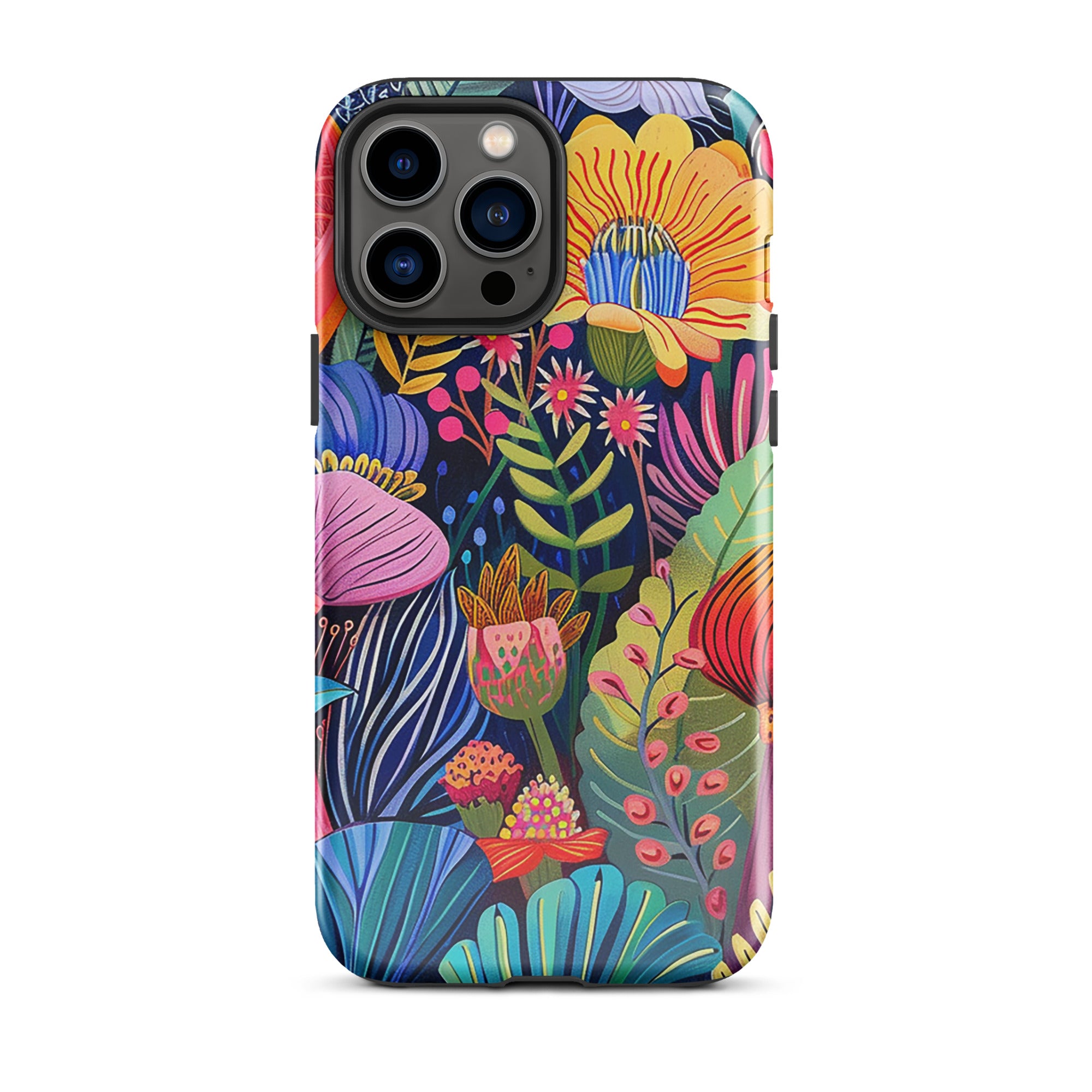 Coque iPhone® - Fleurs vibrantes d'Afrique | Drese Art