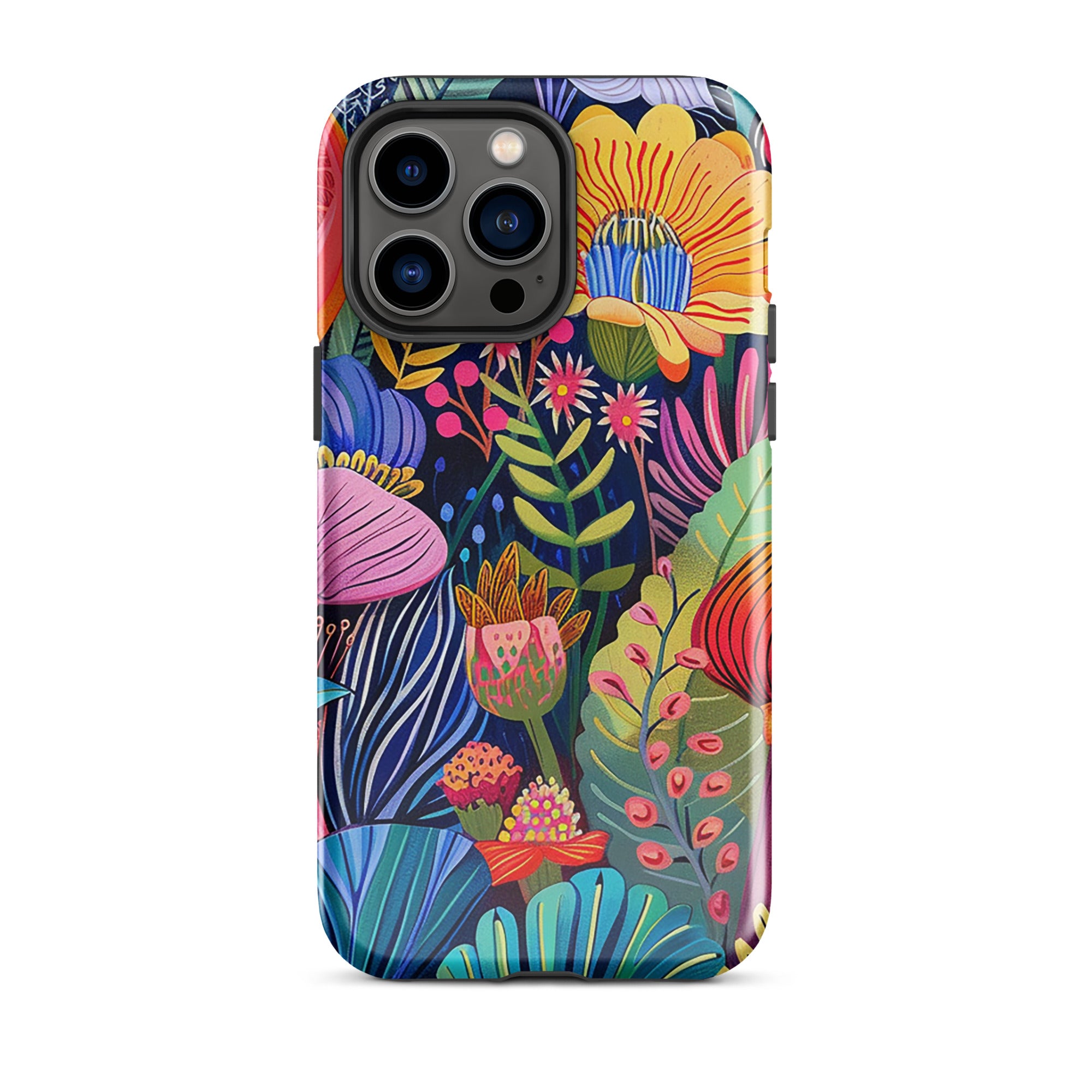 Coque iPhone® - Fleurs vibrantes d'Afrique | Drese Art