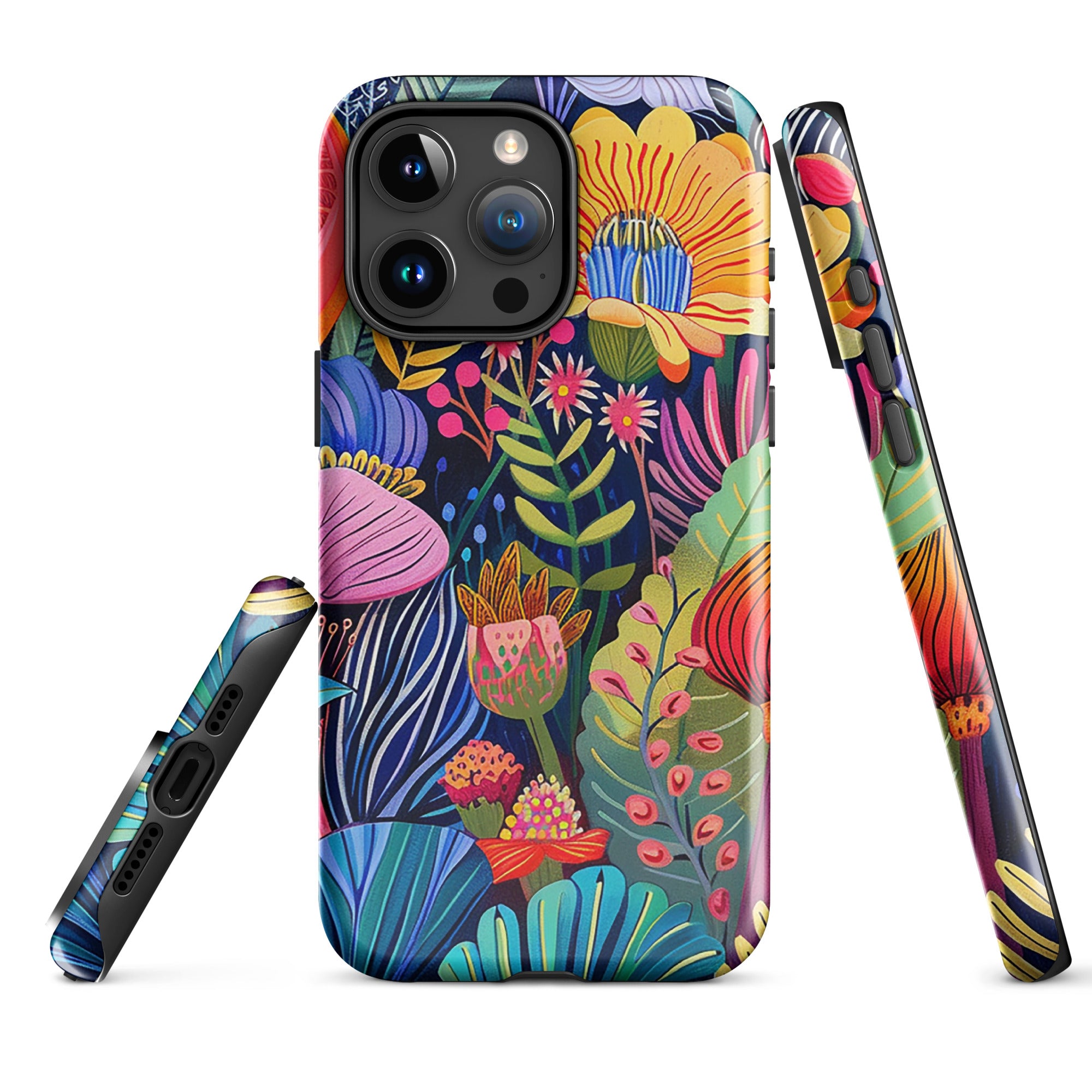 Coque iPhone® - Fleurs vibrantes d'Afrique | Drese Art