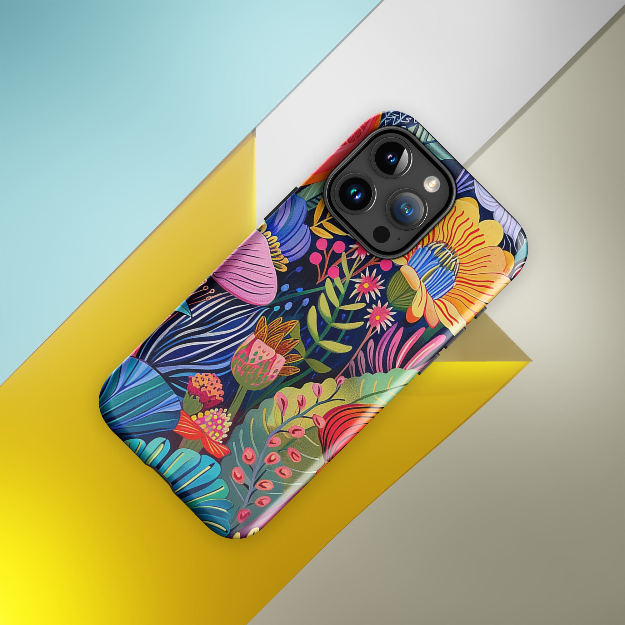 Coque iPhone® - Fleurs vibrantes d'Afrique | Drese Art