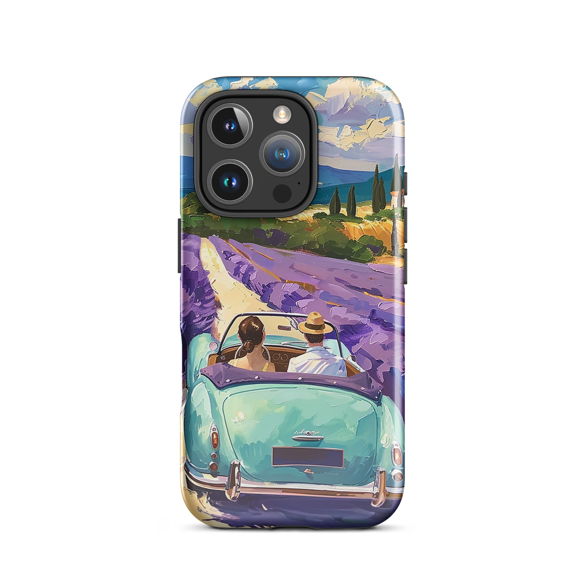 Custodia iPhone® - Attraverso campi di lavanda | Drese Art