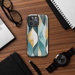 Coque iPhone® - Gilded Currents | Drese Art