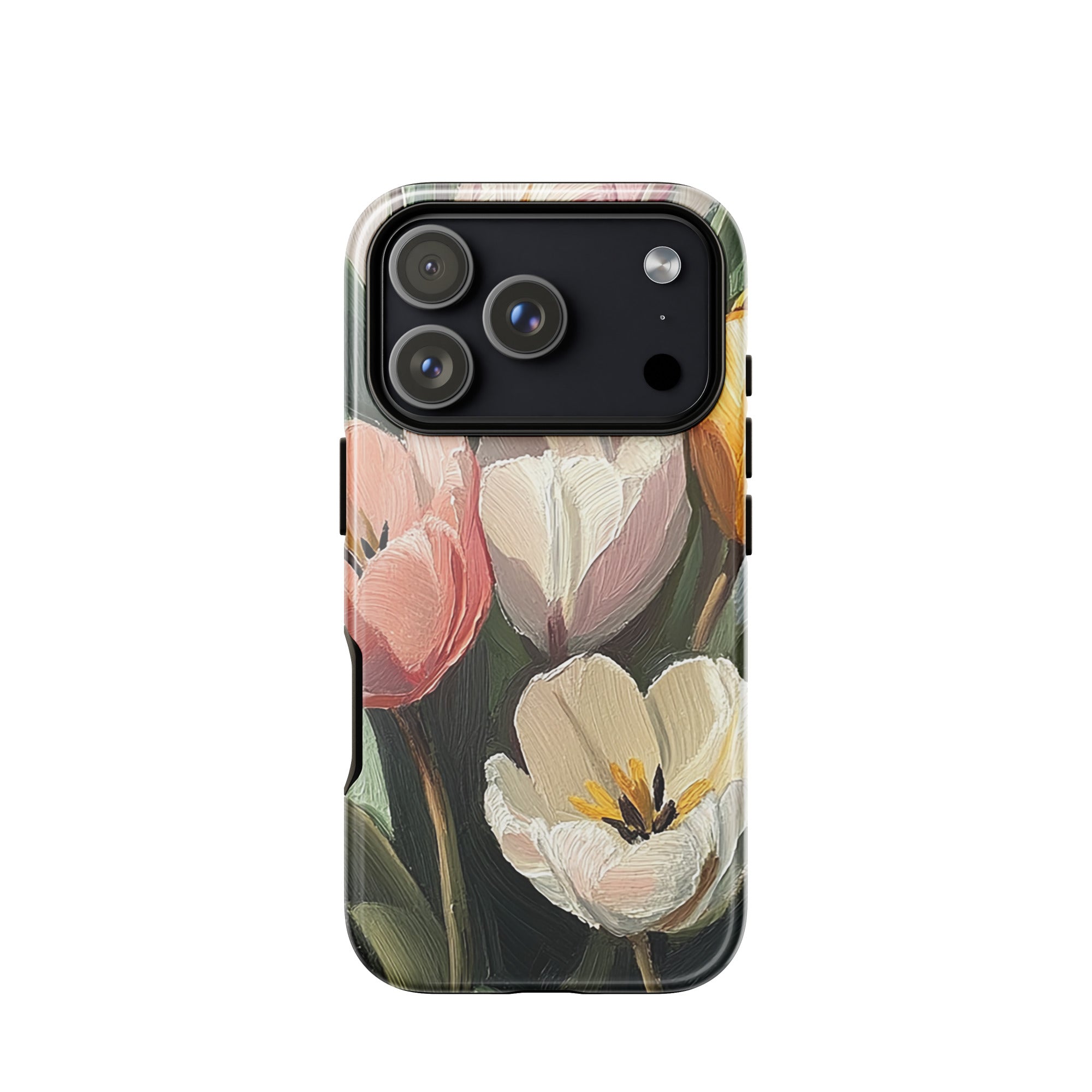Floral iPhone 18 Pro case with the Whispers of Spring artwork by Drese Art