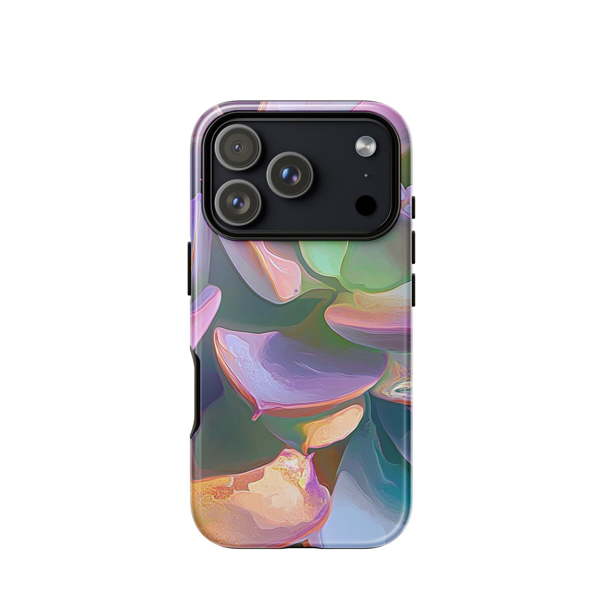 Floral iPhone 18 Pro case with the Ethereal Bloom artwork by Drese Art