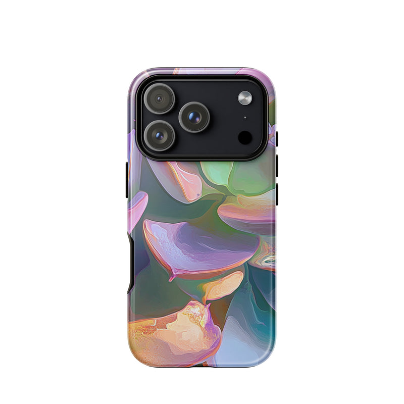 Floral iPhone 18 Pro case with the Ethereal Bloom artwork by Drese Art