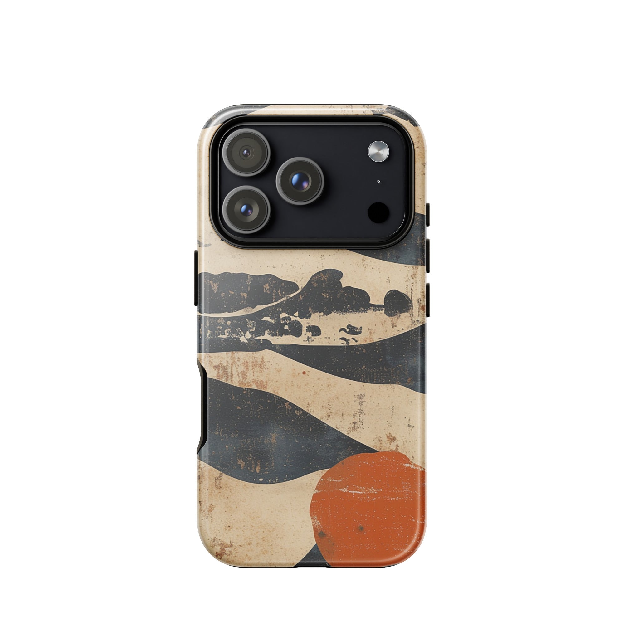 Japanese vintage pattern iPhone case for iPhone 18 Pro with the Eternal Tides artwork by Drese Art