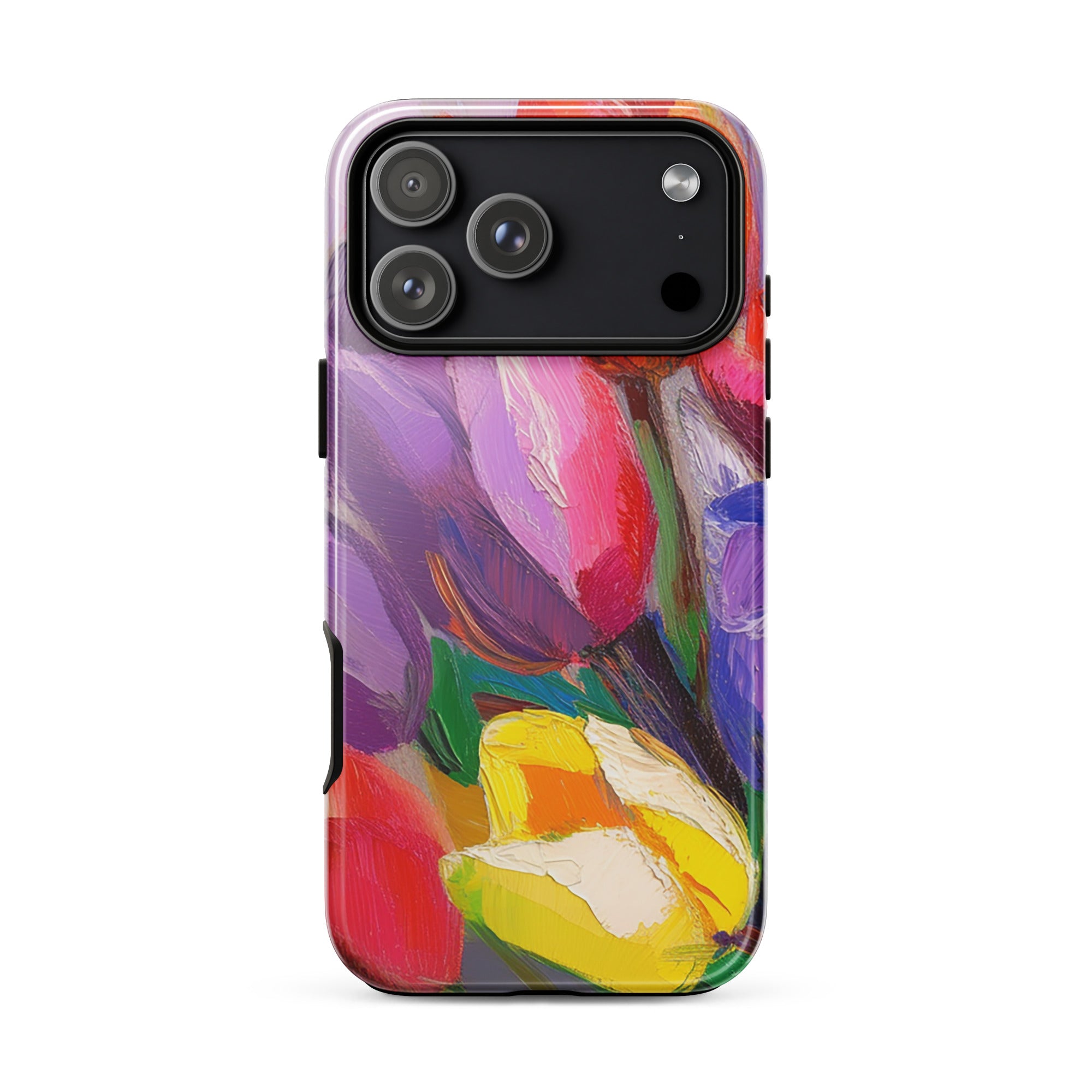 Floral iPhone 18 Pro Max case with the Vibrant Awakening artwork by Drese Art