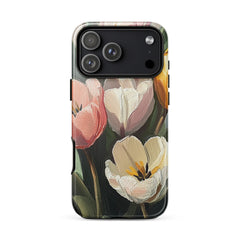 Floral iPhone 18 Pro Max case with the Whispers of Spring artwork by Drese Art
