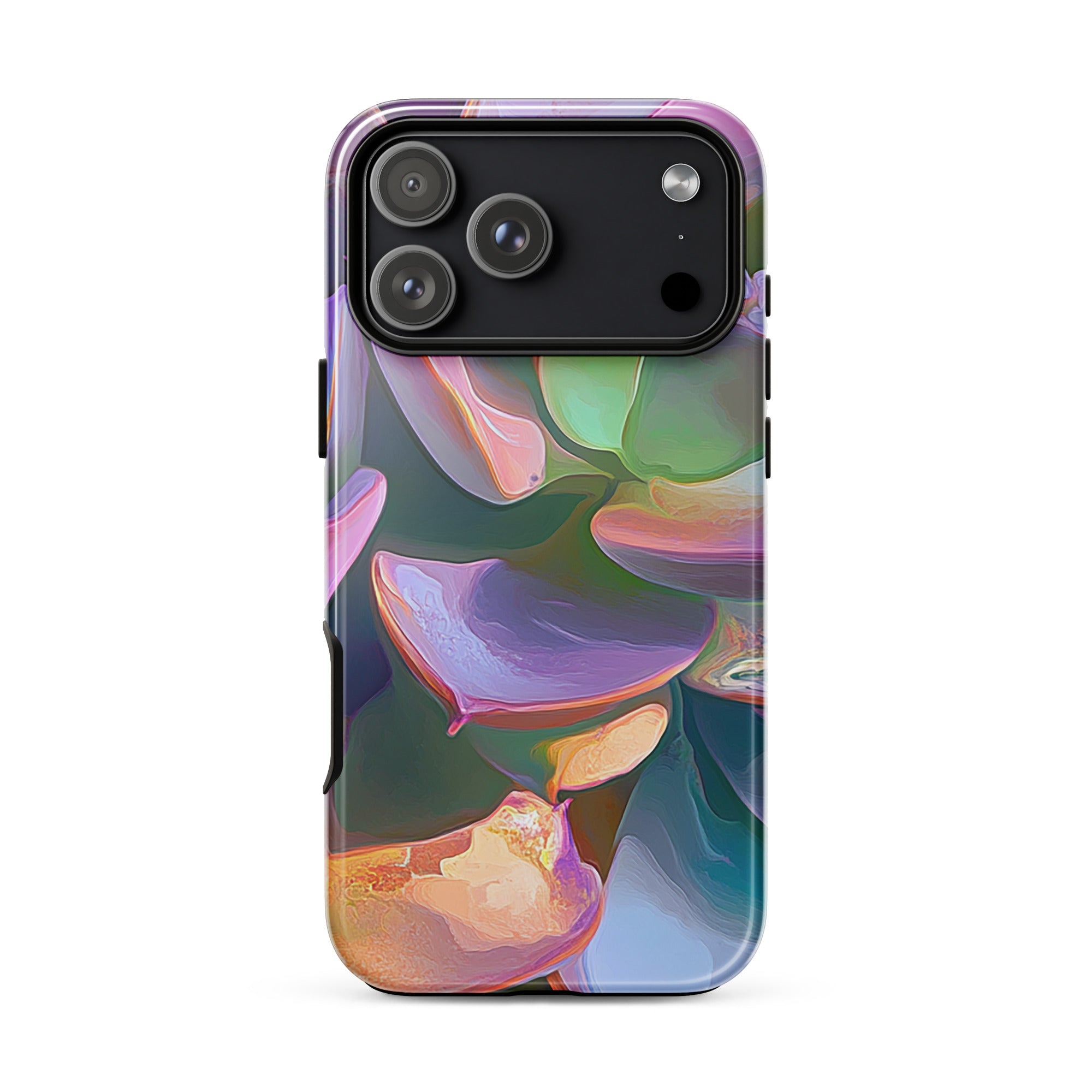 Floral iPhone 18 Pro Max case with the Ethereal Bloom artwork by Drese Art