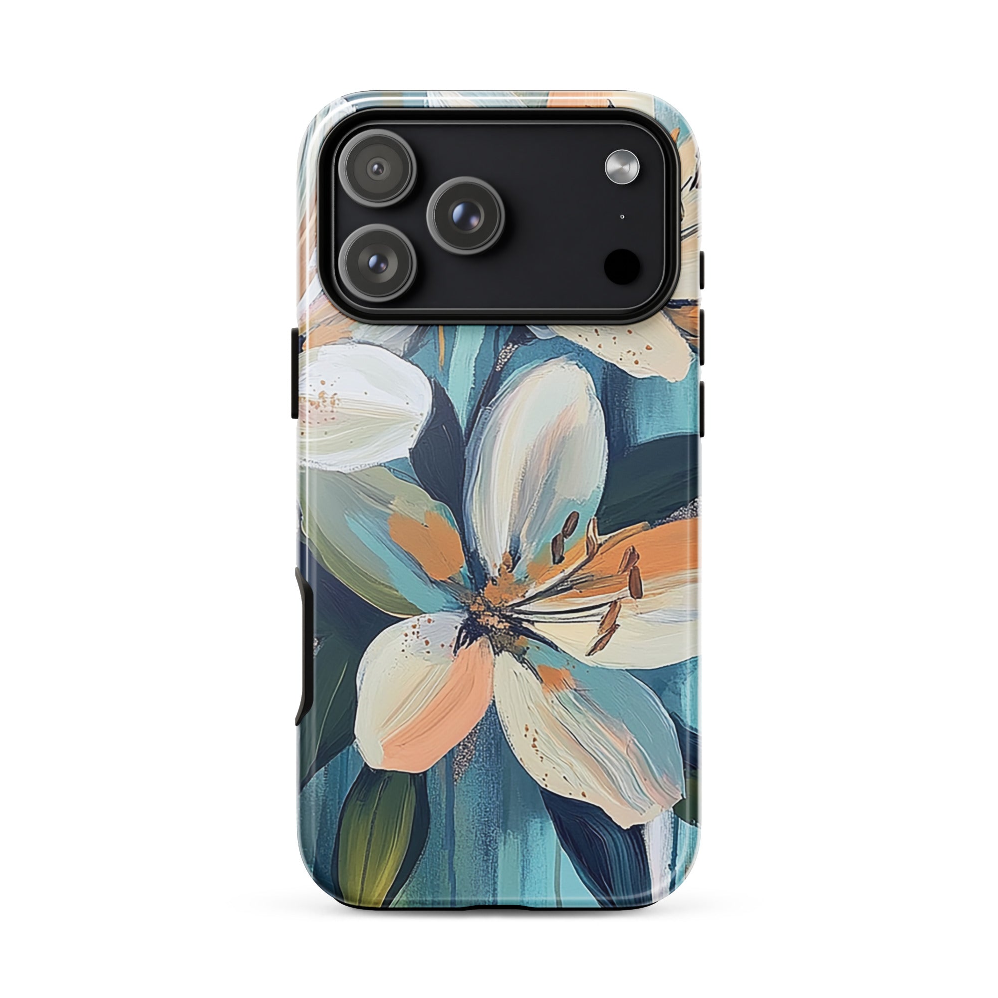 Floral iPhone 18 Pro Max case with the Serene Bloom artwork by Drese Art