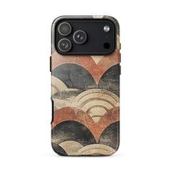Japanese vintage pattern iPhone case for iPhone 18 Pro Max with the Aged Tides artwork by Drese Art