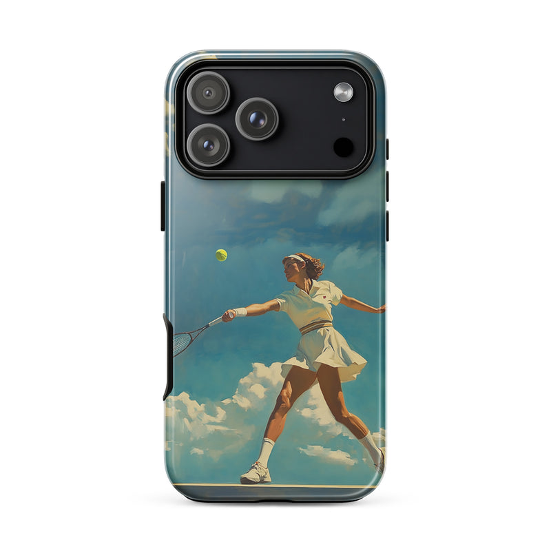 Golf-inspired iPhone case for iPhone 18 Pro Max with the Coastal Drive artwork by Drese Art
