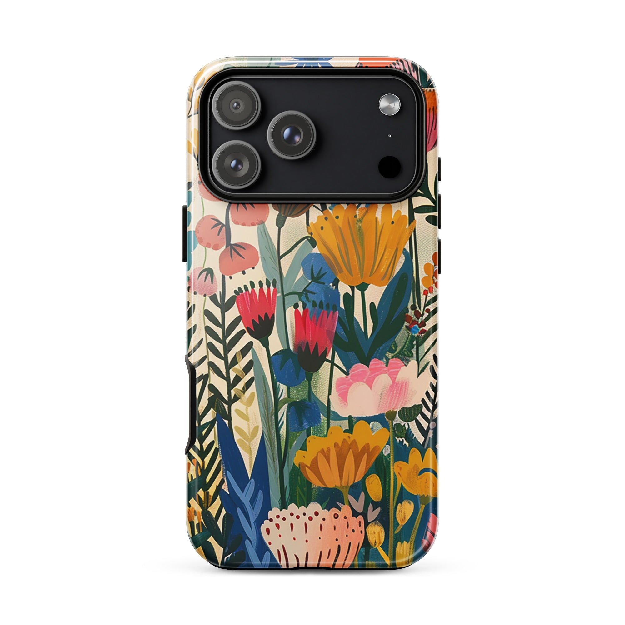 Scandinavian floral iPhone case for iPhone 18 Pro Max with the Nordic Flora artwork by Drese Art