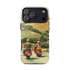 Italian vintage iPhone case for iPhone 18 Pro Max with the Tuscany Journey artwork by Drese Art