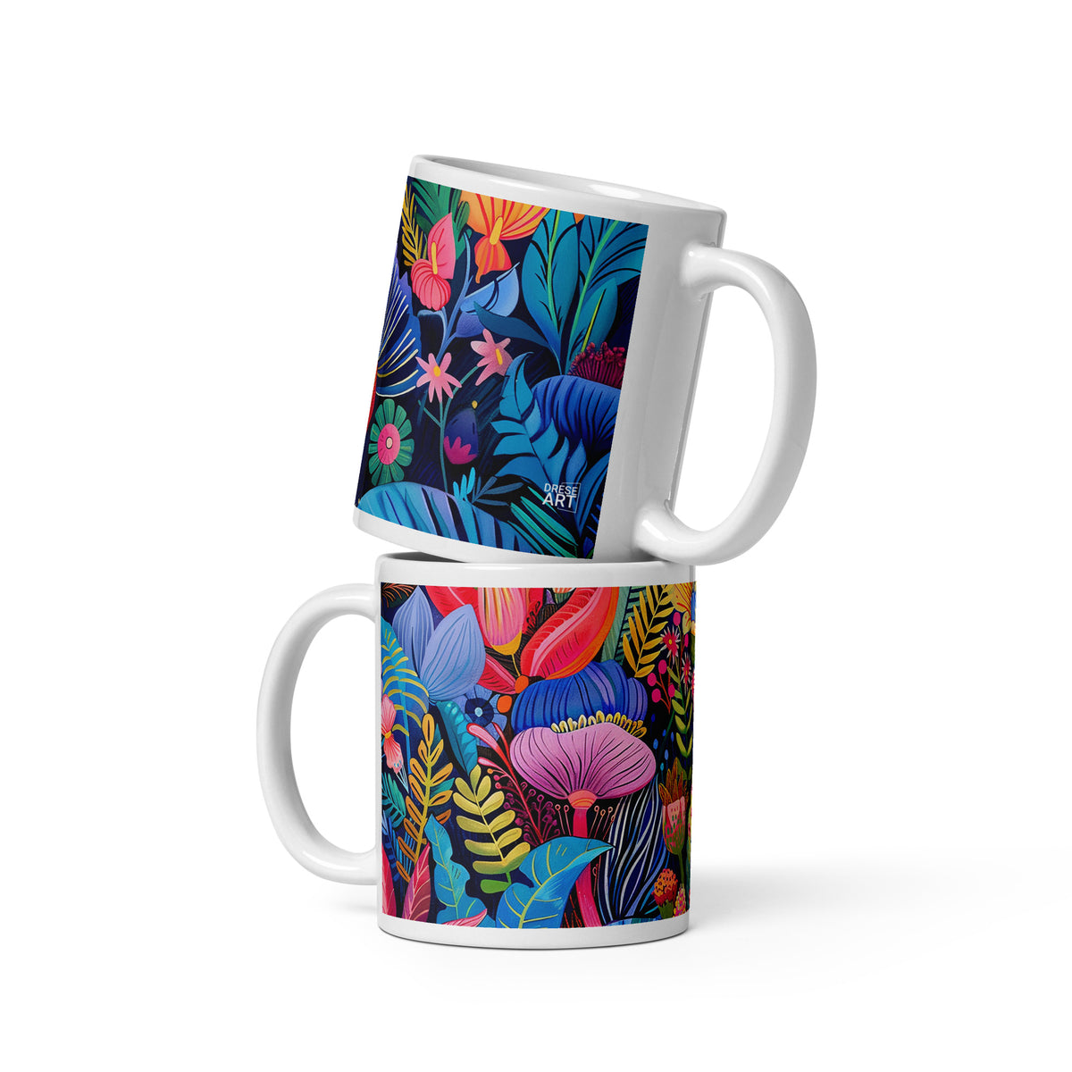 Tasse - Fleurs éclatantes d'Afrique  | Drese Art