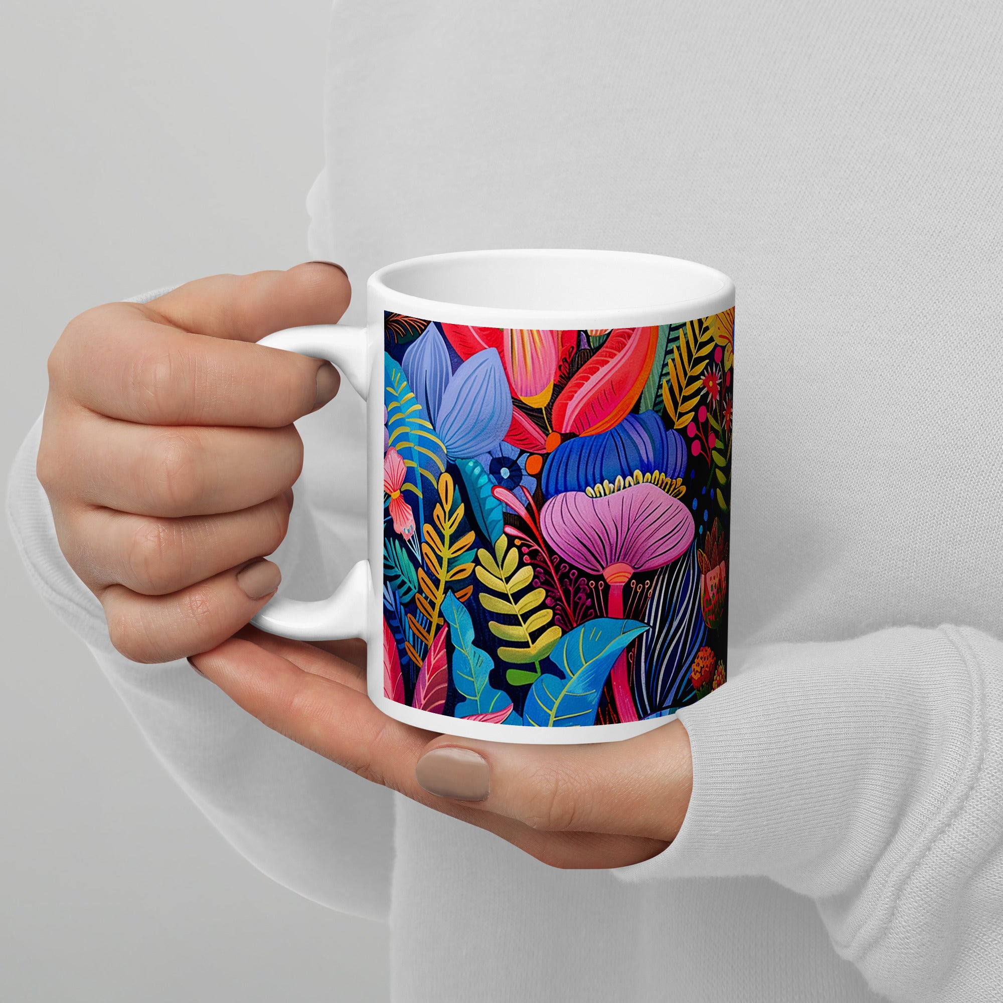 Taza - Vibrant Blossoms of Africa | Drese Art