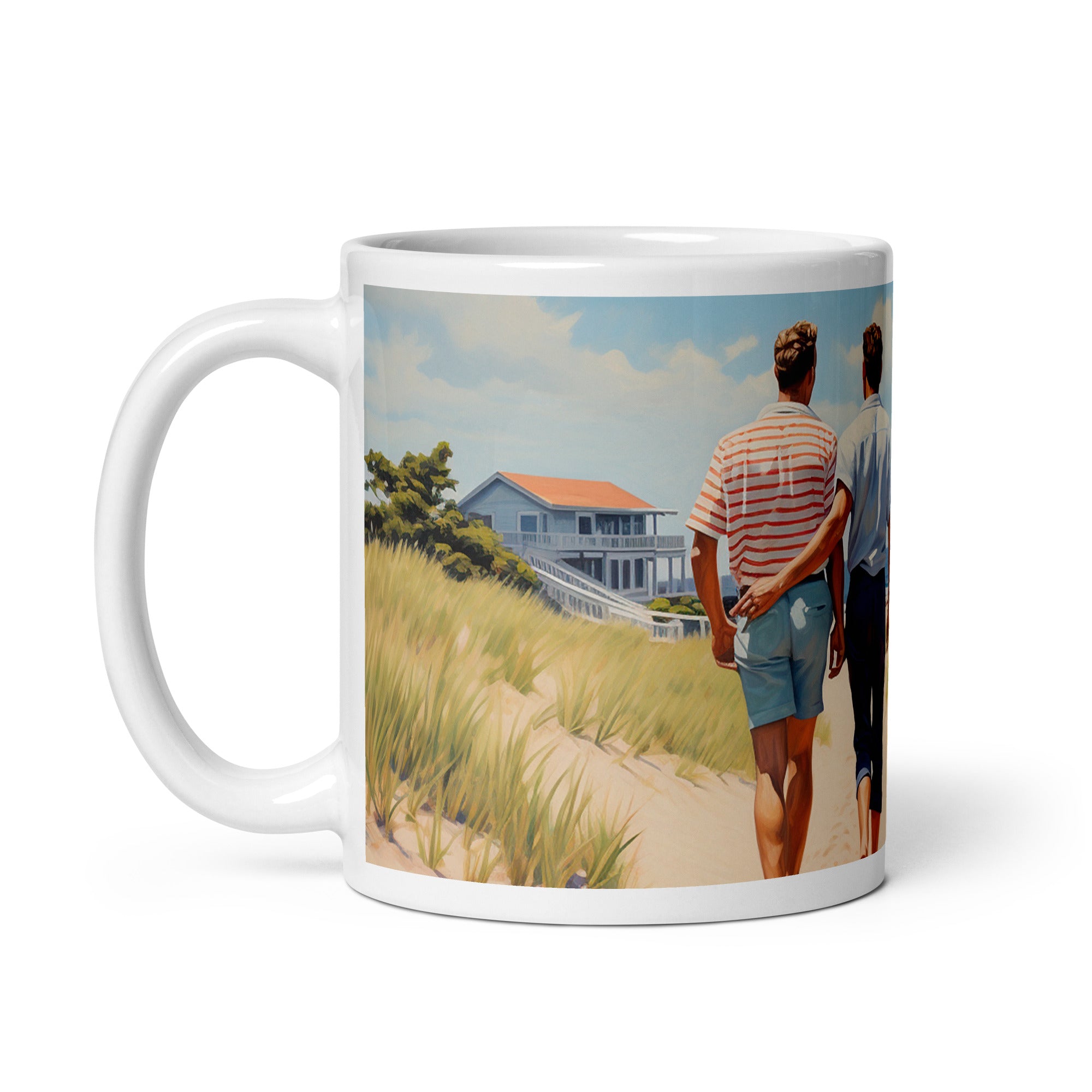 Mug - Stroll by the Beach | Drese Art