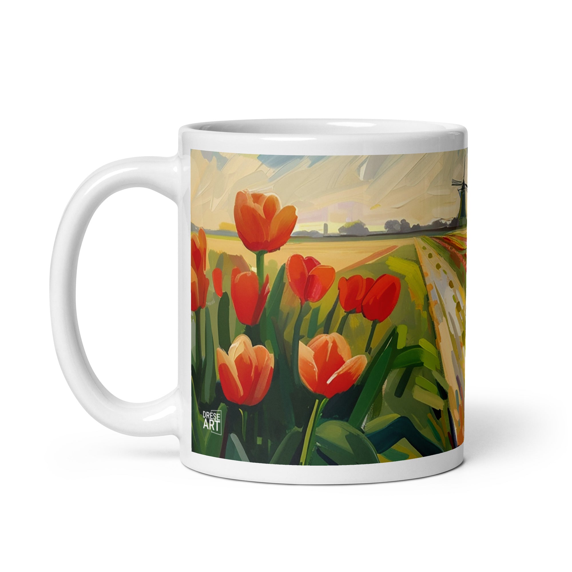 Mug - Through Tulip Fields | Drese Art