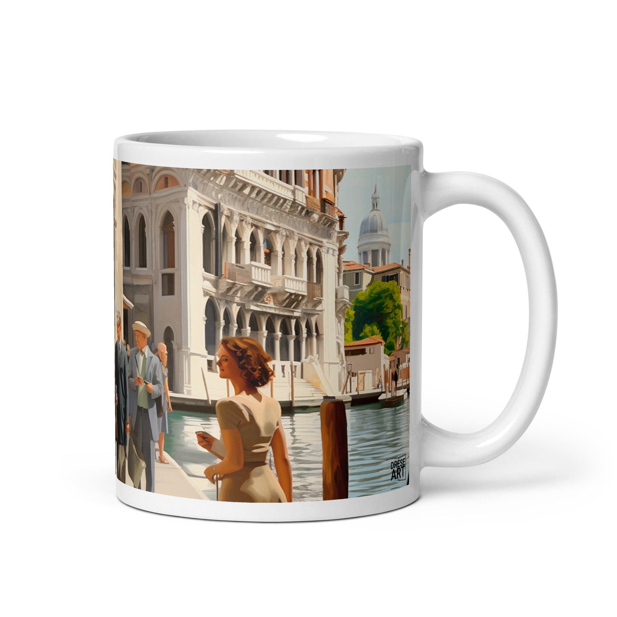 Tasse - Scène de Venise | Drese Art