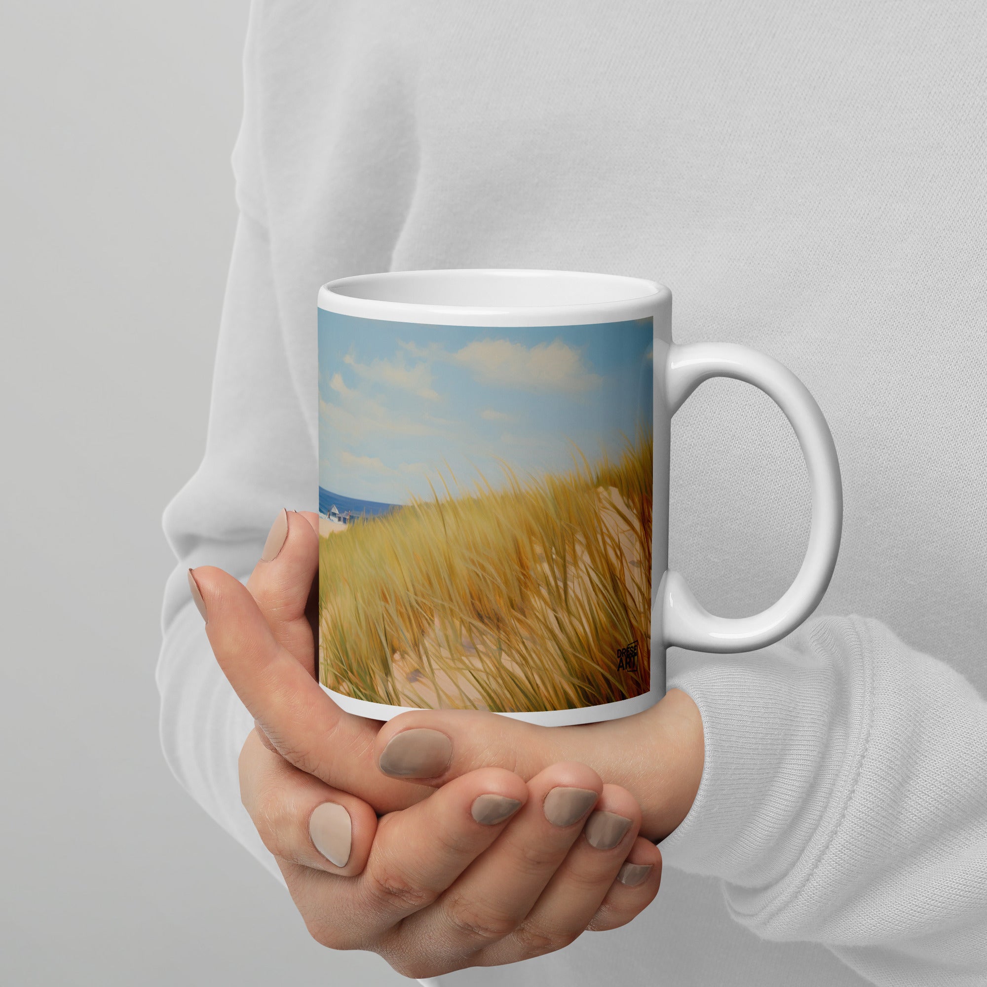 Mug - Stroll by the Beach | Drese Art