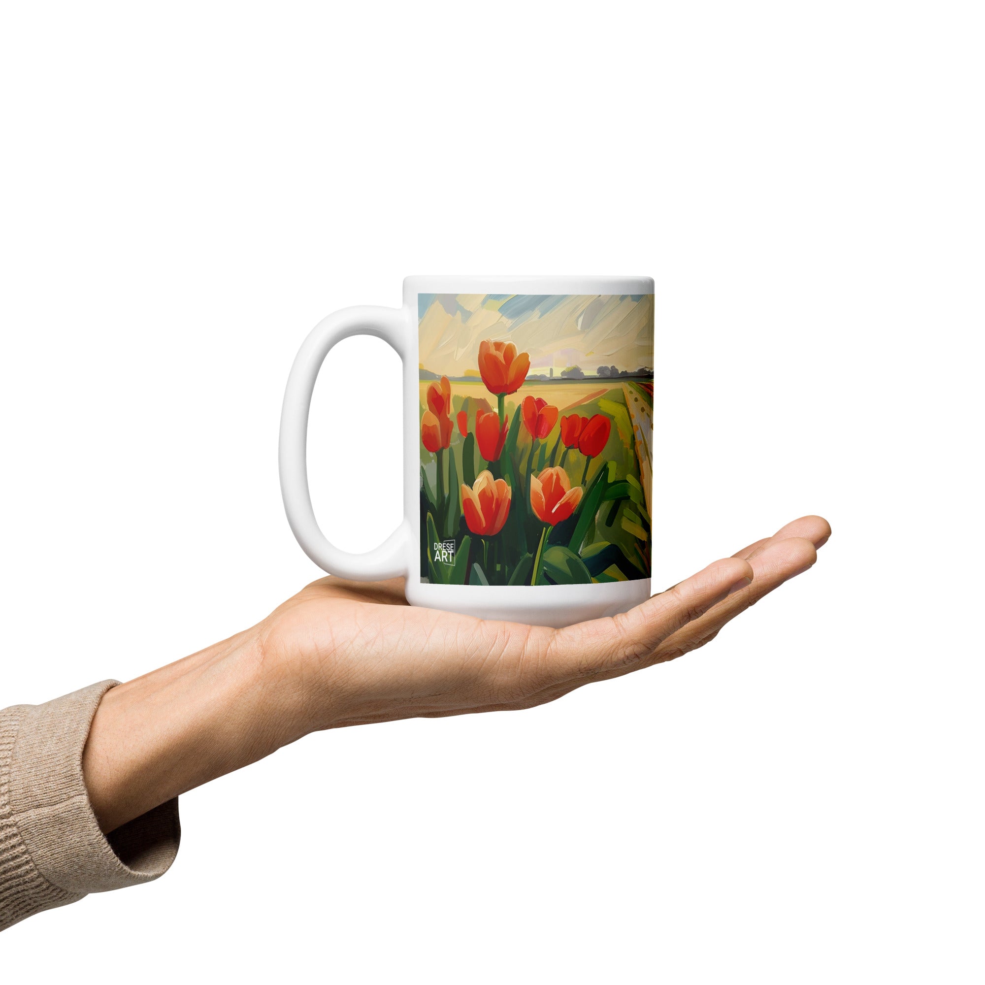 Mug - Through Tulip Fields | Drese Art