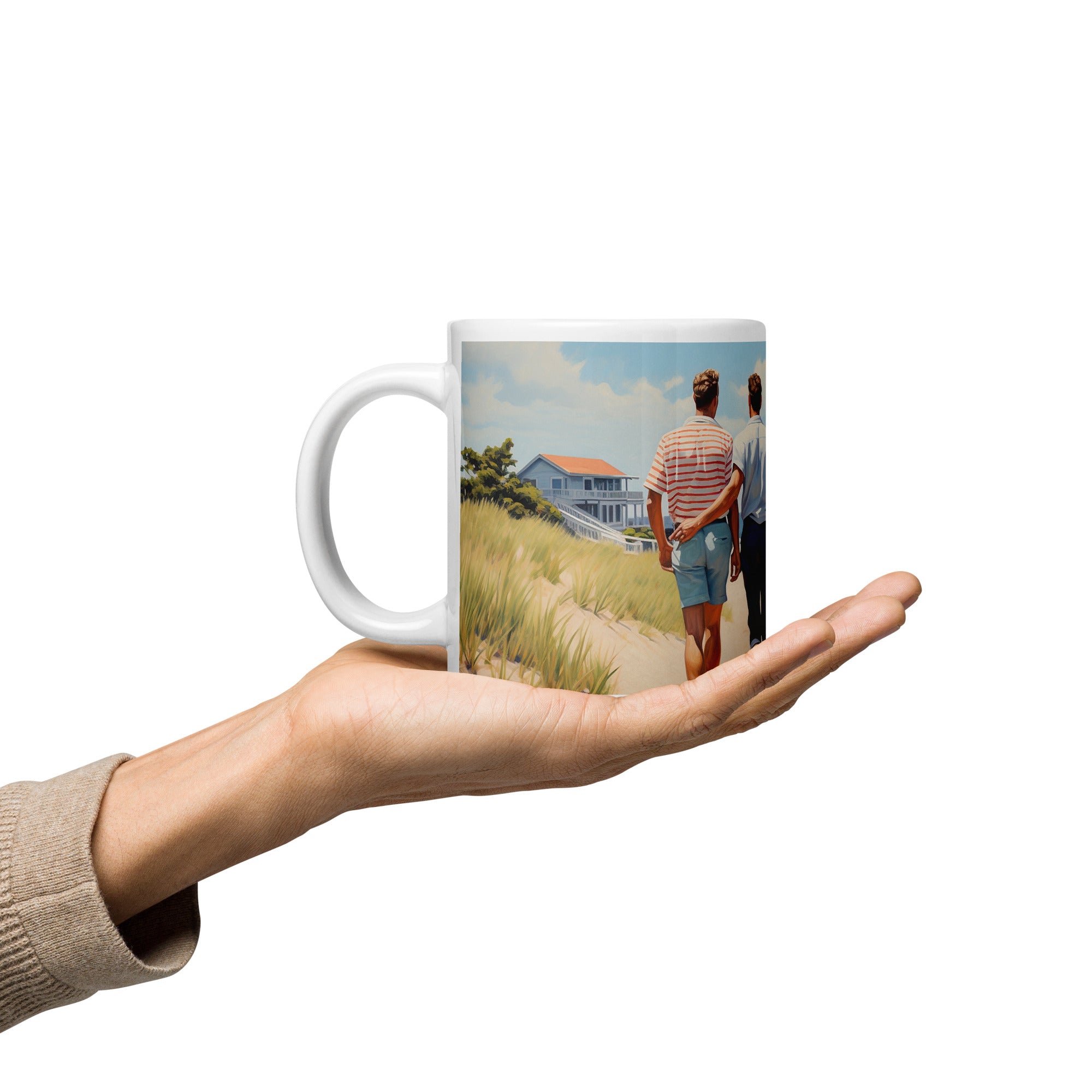 Mug - Stroll by the Beach | Drese Art